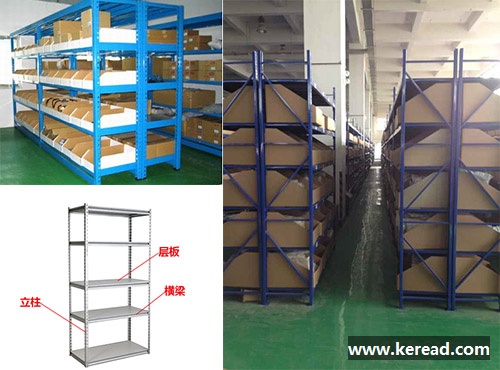 輕型貨架：結構簡單、價格便宜