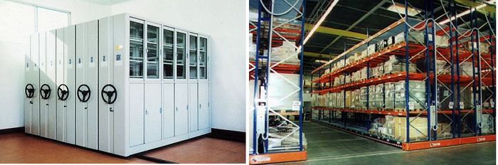 移動式貨架實(shí)例圖