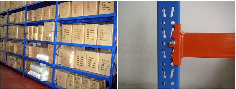 中B貨架及立柱細節圖