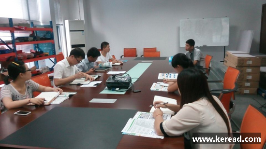 柯瑞德貨架公司對貨架知識進行了培訓