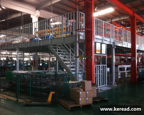 完美結合重型貨架、鋼平臺 成功改造客戶現有車間