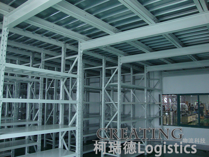 閣樓貨架和鋼平臺圖片