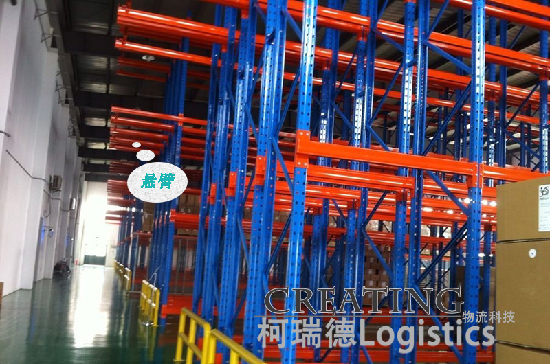 雙深度貨架獨特懸臂展示